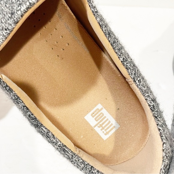 FitFlop Women’s Size 10 RALLY E01 Merino‎ Wool Mix Skate Sneakers Love Grey - Picture 5 of 7